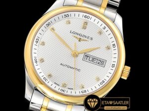 LON016B -Longines Master Collection DayDate YGSS LGF Wht A2836 - 01.jpg